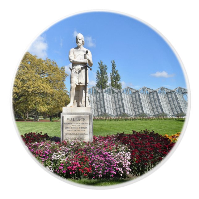 Pomo De Cerámica Estatua de Sir William Wallace (Anverso)