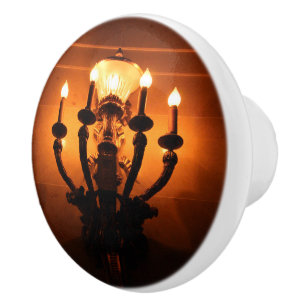 Pomo De Cerámica Estética de antigüedades de Wall Sconce