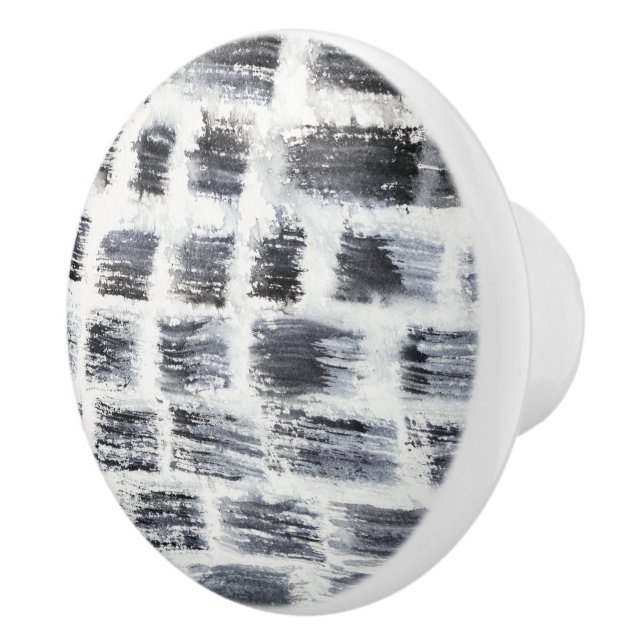 Pomo De Cerámica Estilo - Cuadrados (Derecha)