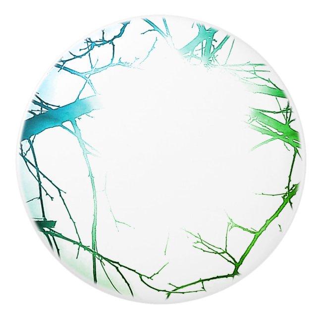 POMO DE CERÁMICA ESTILO DE DISEÑO DE ARTE DE PUERTA CERAMIC PULL (Anverso)