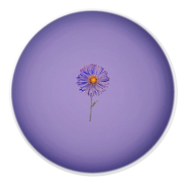 POMO DE CERÁMICA ESTILO DE DISEÑO DE ARTE DE PUERTA CERAMIC PULL (Anverso)