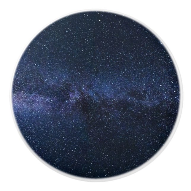 Pomo De Cerámica Estrellas en la Vía Láctea (Anverso)