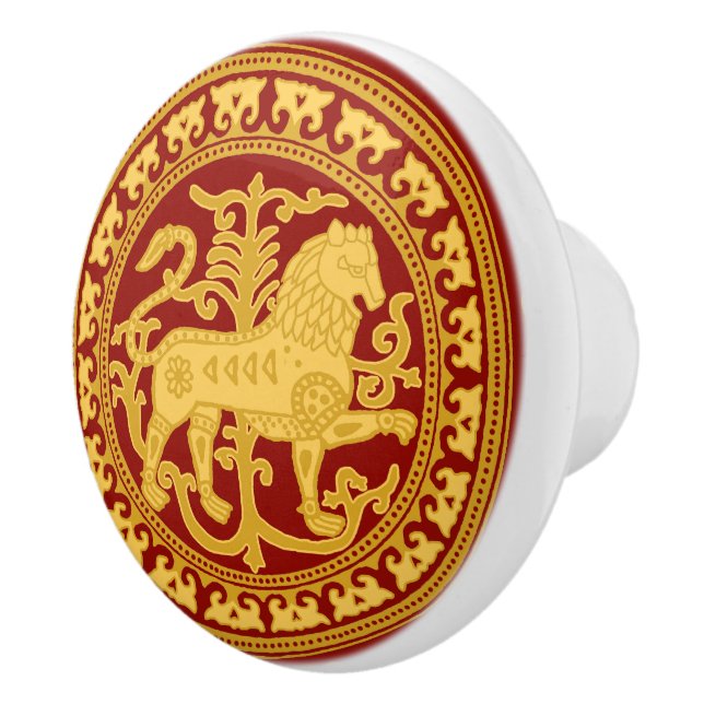 Pomo De Cerámica Esztergom Leon Ceramic Knob (Derecha)