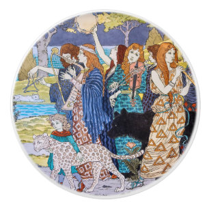 Pomo De Cerámica Eugene Grasset - Panel decorativo de armonía