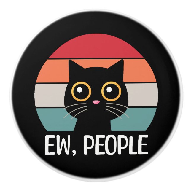 Pomo De Cerámica Ew, Gente (Anverso)