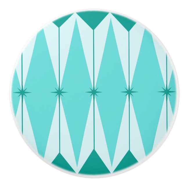 Pomo De Cerámica Extracción cerámica de diamantes geométricos y est (Anverso)