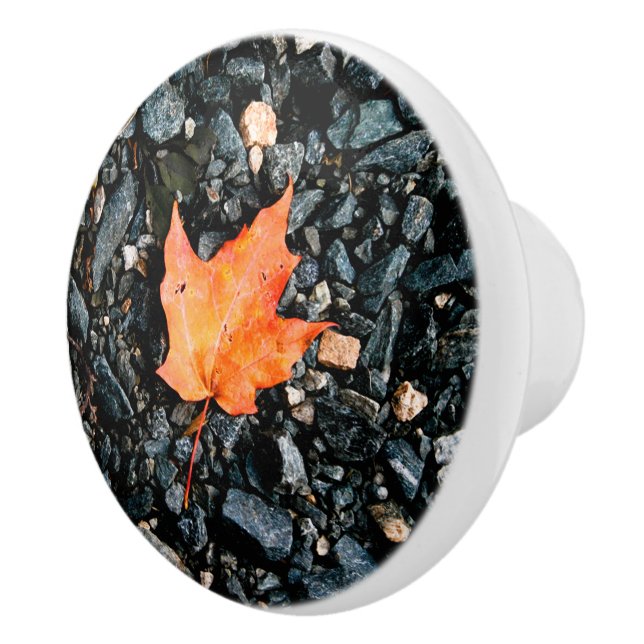 Pomo De Cerámica Extracción cerámica de hoja de naranja (Derecha)