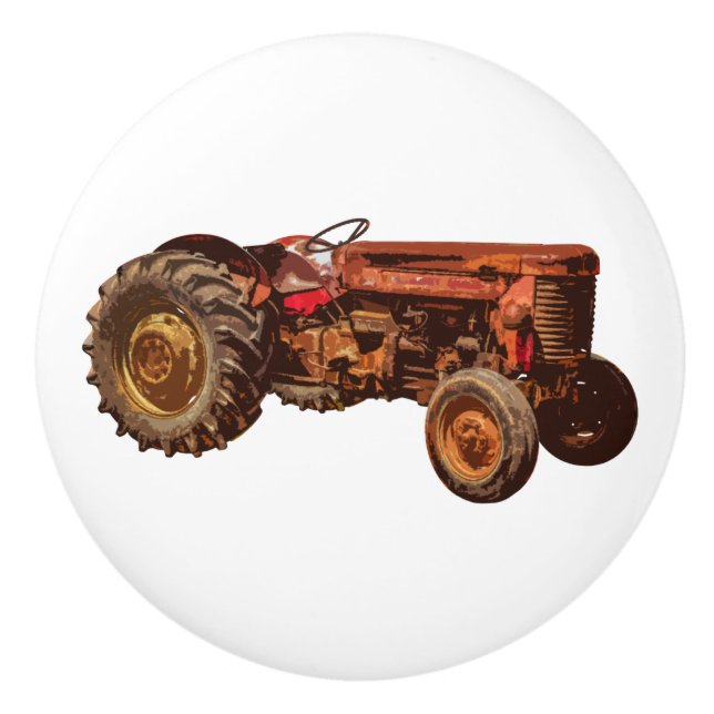 Pomo De Cerámica Extracción de cajones de casa de labranza para tra (Anverso)