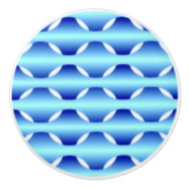 Pomo De Cerámica Extracción de cerámica de arte azul