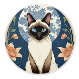 Pomo De Cerámica Extracción de cerámica de gato exótico #1