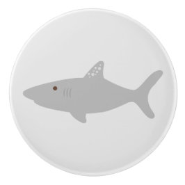 Pomo De Cerámica Extracción de cerámica de tiburón mate