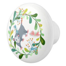 Pomo De Cerámica Extracción de cerámica Opossum Circle