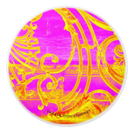 Pomo De Cerámica Extracción de cerámica rosa