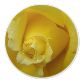 Pomo De Cerámica Extracción de cerámica rosa amarilla