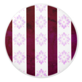 Pomo De Cerámica Extracción de cerámica rosa rojo Art Deco