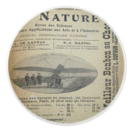 Pomo De Cerámica Extracción francesa vintage