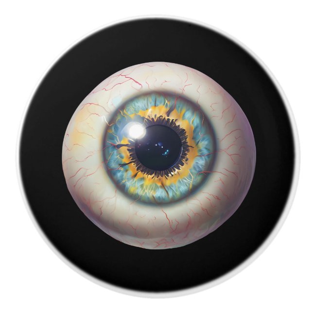 Pomo De Cerámica Eyeball Door Pull (Anverso)