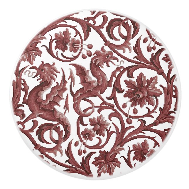 Pomo De Cerámica Faerie Dragons Ceramic Knob (Anverso)