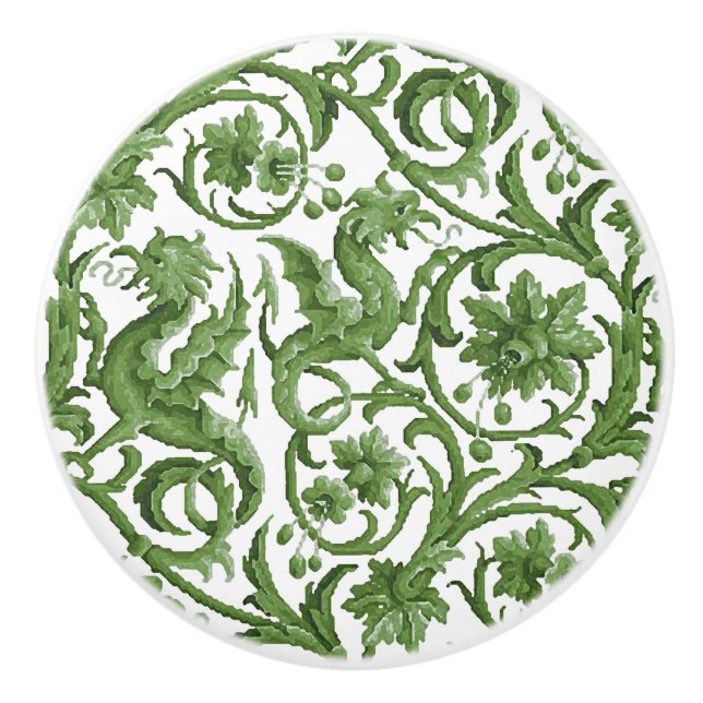 Pomo De Cerámica Faerie Dragons Ceramic Knob (Anverso)