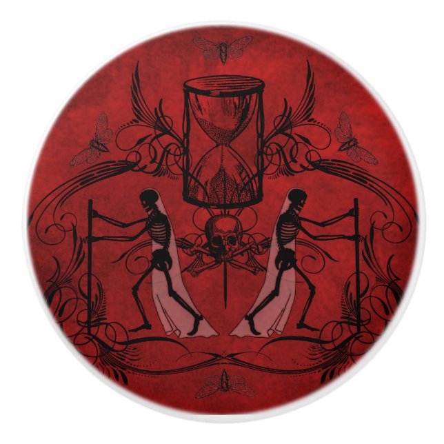 Pomo De Cerámica Falln Memento Mori (Anverso)