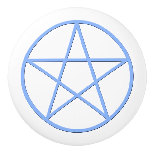 Pomo De Cerámica Falln Pagan Pentacle (Anverso)