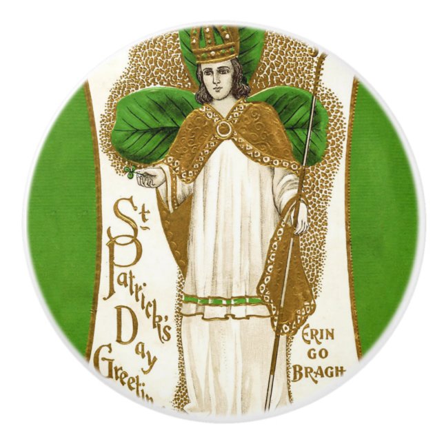 Pomo De Cerámica Falln Saint Patrick (Anverso)