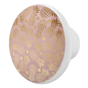 Pomo De Cerámica falsos lunares elegantes del modelo de la piña del