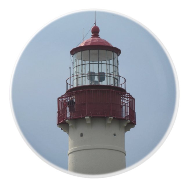 Pomo De Cerámica Faro de Cape May (Anverso)