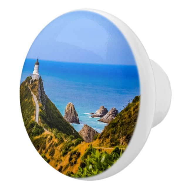 Pomo De Cerámica Faro de Nugget Point, Nueva Zelanda (Derecha)