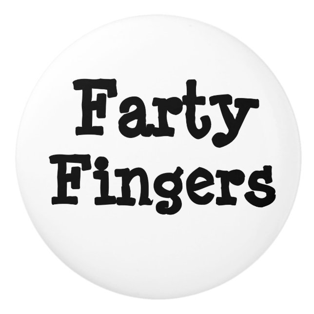 Pomo De Cerámica Farty Fingers (Anverso)