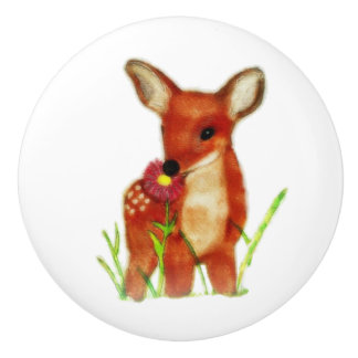 Pomo De Cerámica Fawn