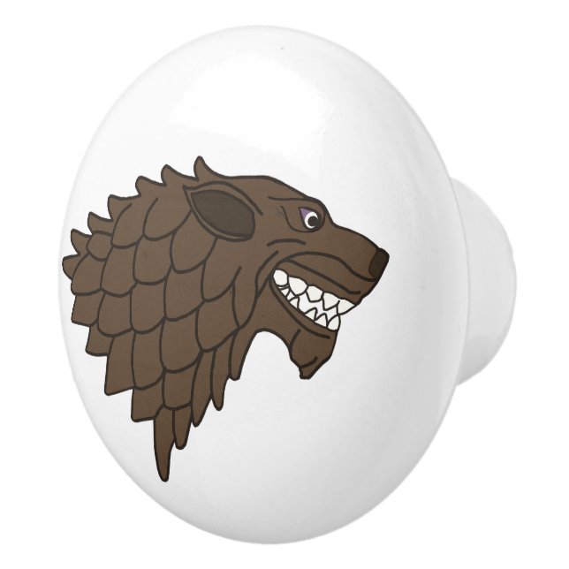 Pomo De Cerámica Fenrir/Fenriswolf (Derecha)