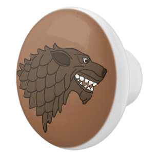 Pomo De Cerámica Fenrir/Fenriswolf