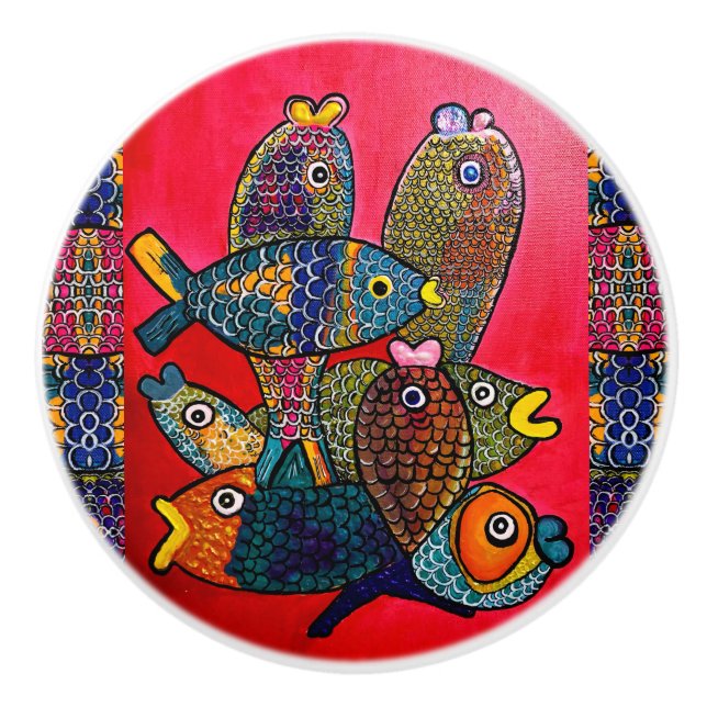 Pomo De Cerámica Fish out Ceramic Knob (Anverso)