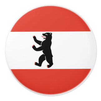 Pomo De Cerámica Flag of Berlin Ceramic Knob