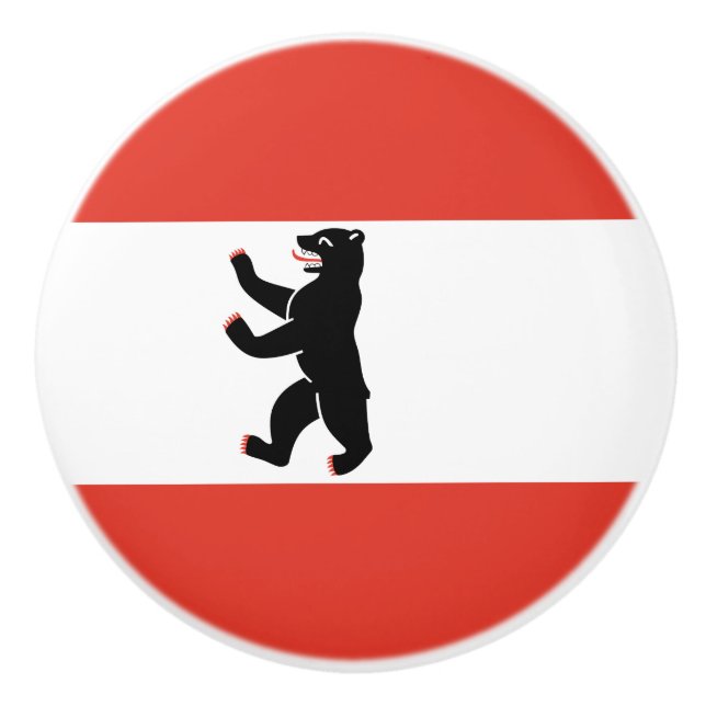 Pomo De Cerámica Flag of Berlin Ceramic Knob (Anverso)