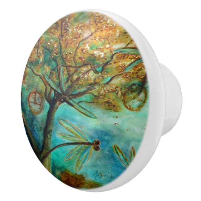 Pomo De Cerámica Flagelación de la libélula (Derecha)