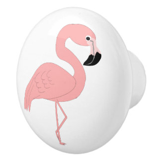 Pomo De Cerámica Flamingo