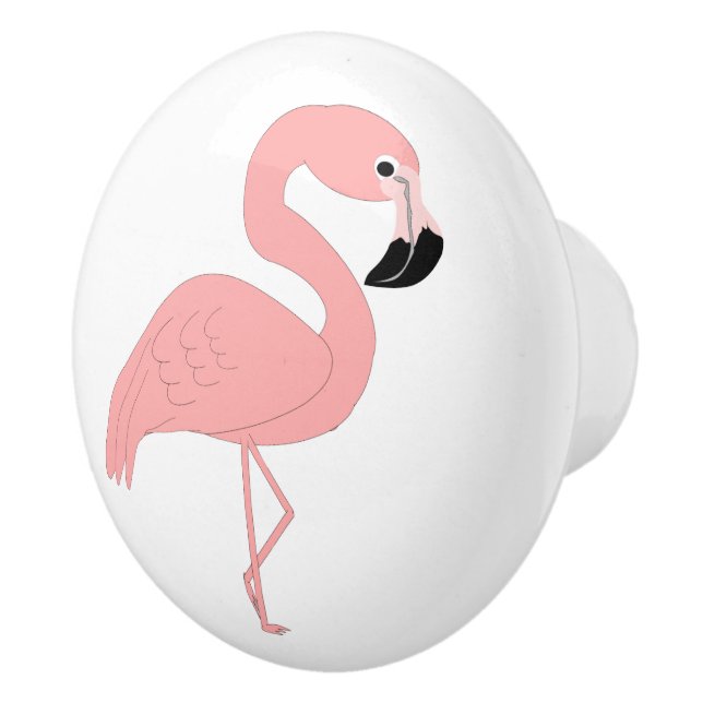 Pomo De Cerámica Flamingo (Derecha)