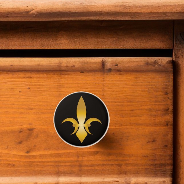 Pomo De Cerámica Fleur-De-Lis (Subido por el creador)