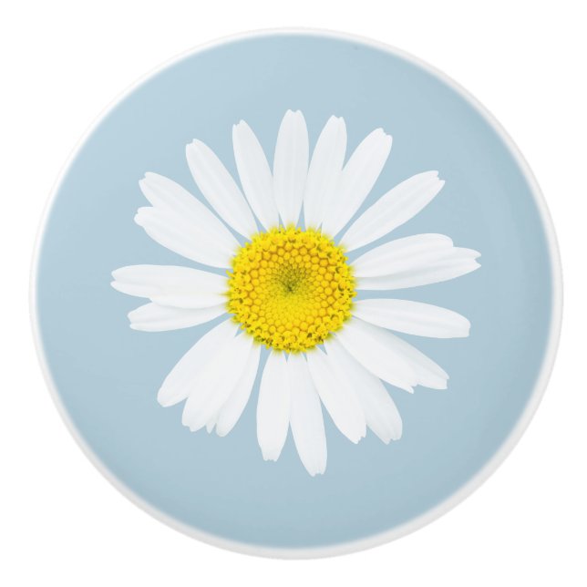 Pomo De Cerámica Flor de margarita (Anverso)