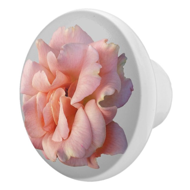 Pomo De Cerámica flor rosa rosa rosa rosa (Derecha)