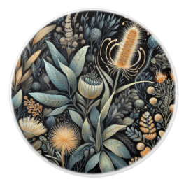 Pomo De Cerámica Flora nativa Fauna Cerámica Tira