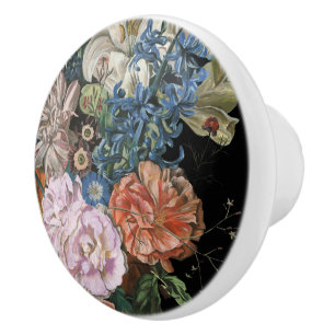 Pomo De Cerámica Floral barroco - ramo