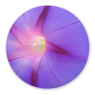 Pomo De Cerámica Floral Purpura