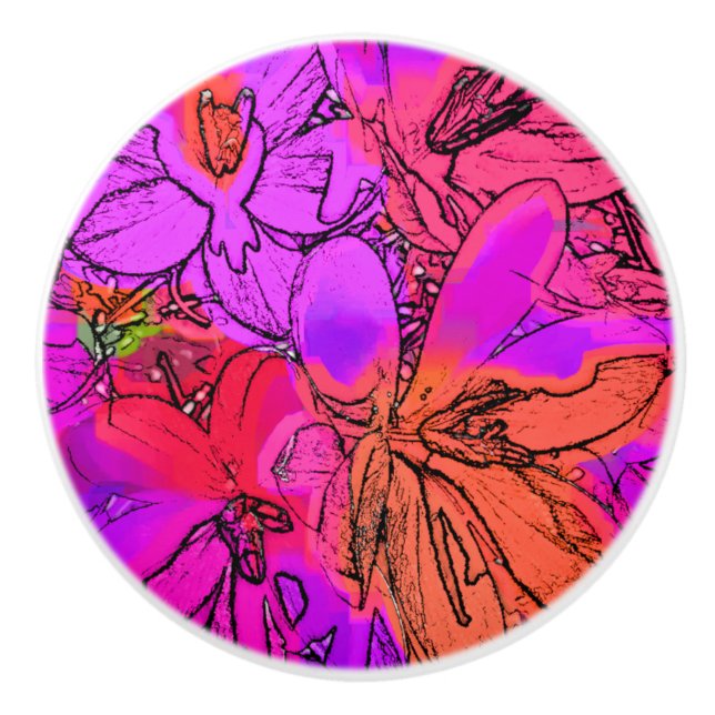 POMO DE CERÁMICA FLORES (Anverso)