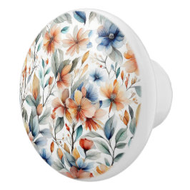 Pomo De Cerámica Flores de jengibre