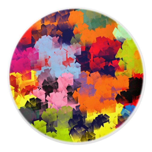 POMO DE CERÁMICA FLORES DE VERANO (Anverso)