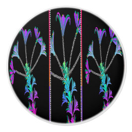 POMO DE CERÁMICA FLORES PURPLE