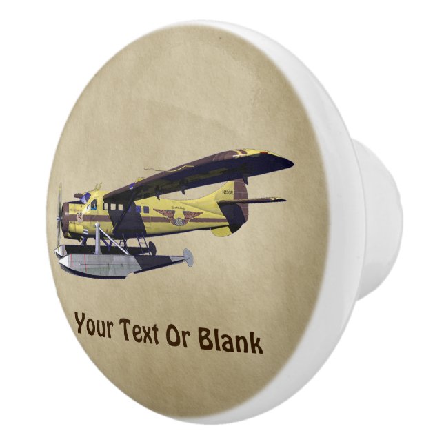 Pomo De Cerámica Flying Moose Aviation de Havilland DH3-C Otter (Derecha)